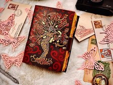 Vintage Leder Tagebuch mit