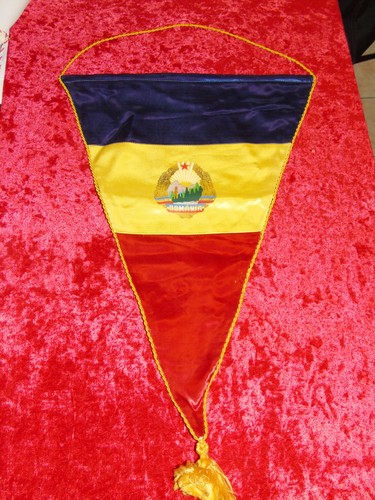 Großer wimpel rumänien ddr - wimpel,