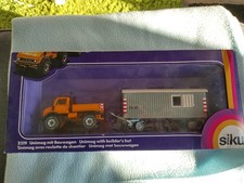 SIKU 2519 Unimog mit Bauwagen