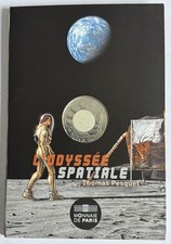 10 Euro Frankreich 2025, Coincard Mond farbig