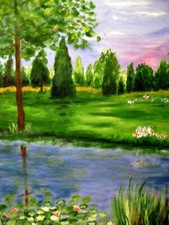 Bild, Gemälde, Acryl, 50 x 70