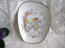 Wandteller  - Schumann Arzberg Porzellan, Vintage Mid Century - Spruchteller