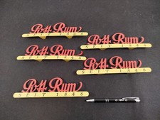Werbeschild 1von5 - Messing ? Vintage - Pott Rum seit 1848 - Sammlungsauflösung