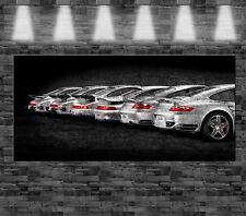XXL Porsche 911 auf Leinwand
