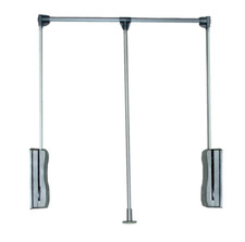 Topform Kleiderlift Schranklift 830mm-1150mm silberfarbig 18-20kg #221572