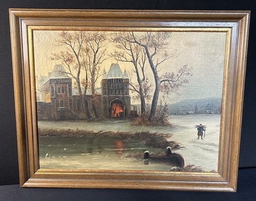 ölgemälde winterlandschaft - Ölgemälde,