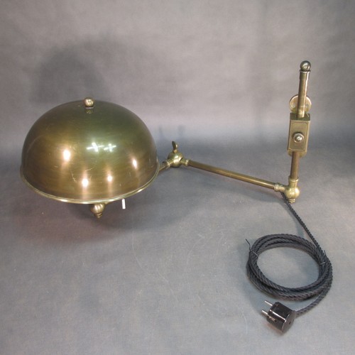 Massiv messing wandlampe - messing,