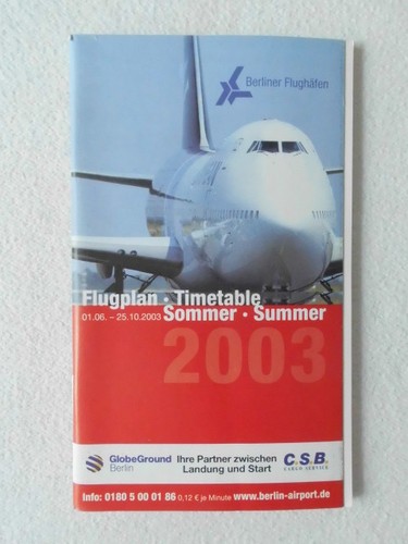 Flugplan flughafen berlin - flugplan,