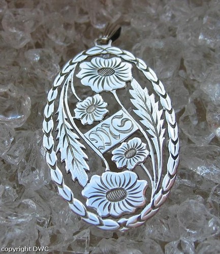 Anhänger mit blumen - blumen, in