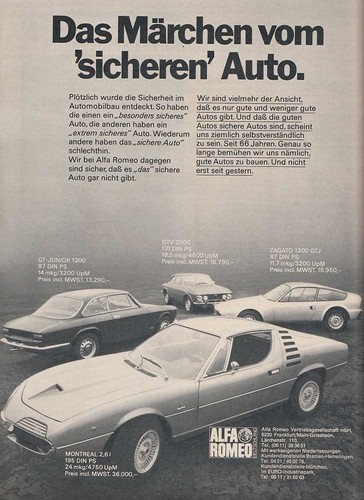 Alfa romeo montreal reklame - alfa,