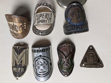 Konvolut Fahrrademblem ,Steuerkopfschild Diamant,Mifa ,Möve u.a.