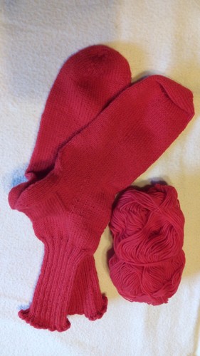 Wollsocken handgestrickt - , gr