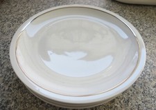 Arzberg - Hellas ? - Speiseteller - weiß mit silber Rand