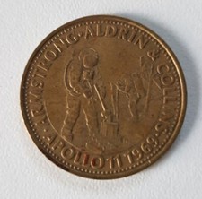 Armstrong Aldrin & Collins SHELL Apollo 11 1969