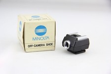 Minolta Blitzschuh Adapter OFF-Camera Shoe Flash Blitz Adapter in OVP #10862
