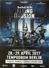 Red Bull Flying Illusion Plakat Poster Berlin 