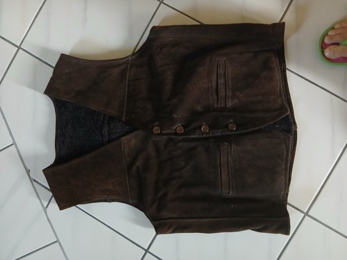 Wildleder weste größe 54 - wildleder,