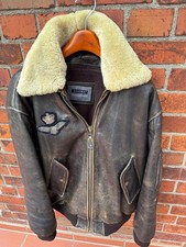 Herrenlederjacke von AVIATRIX ECHTLEDER VINTAGE Fliegerjacke GR. M/L