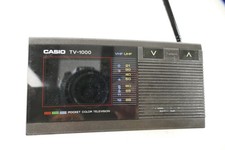 Casio TV-1000 tragbarer Pocket Color Television defekt Bastler S-5646