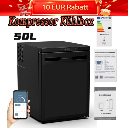 Kompressor kühlbox 50l - kühlbox, zwei