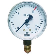 Manometer Sauerstoff Druck bar