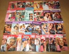 50 Romane Julia Baccara u.a. Serien in um 30 Sammelbänden und Romanheften  po096