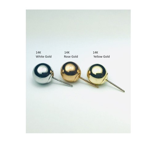 8mm kugel ohrstecker 14k - kugel,