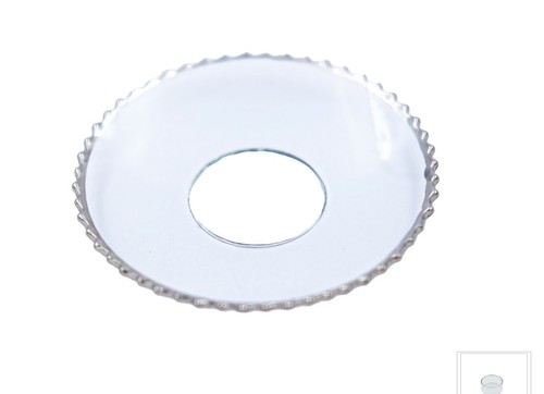 Glas kerzenmanschette gezackt - glas-kerzenmanschette,