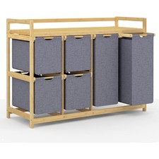 Wäschekorb 200L 6 Fächer