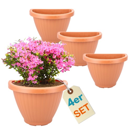 4er set blumentopf wand - blumentopf,