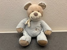 Teddy Teddybär Nicotoy braun blau Strampleroptik Plüschtier Stofftier 30 cm