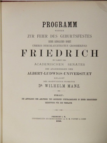 Die aetiologie der - die,