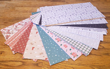 Weihnachten Konvolut 40 Bögen Motivkarton 30 x 15,3 cm bunte Mischung