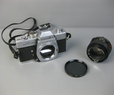 Konvolut Vintage Kamera Objektiv Zubehör ua Minolta SRT 101b Objektiv 1:1,4 50mm
