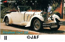Japan tolle private balken Telefonkarte : Mercedes-Benz 1932 Oldtimer Retro Auto
