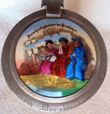 ALT Bierkrug Porzellan