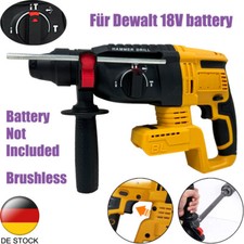 Bohrmaschine Bohrhammer Schlagbohrer Brushless SDS Rotary Für Dewalt 18/20V Akku