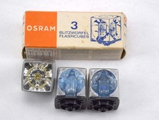 Osram Blitzwürfel Set 3 Stück mit je 4 Blitzen analoge Fotografie Sammler Kunst