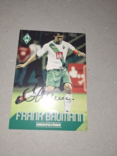 Autogrammkarte frank baumann - autogrammkarte,