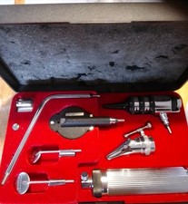 Riester Set medizinische Diagnostik.Otoskop.Ophtalmoskop,Rhinoskop,Pharyngoskop