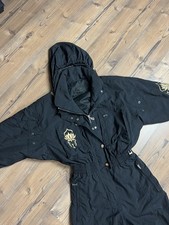 Bogner Vintage Damen Schwarz Thermo Schnee Ski Overall Trägerhose Größe 38...