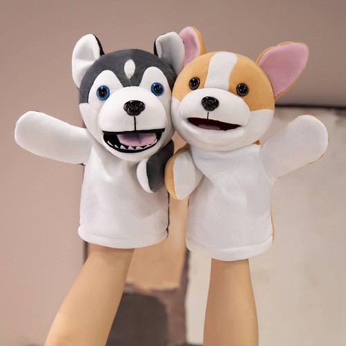 Husky handpuppe weich - husky-handpuppe,