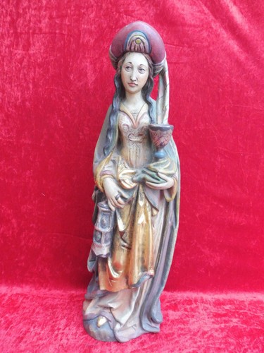 Schöne sehr alte holzfigur - ,sehr,