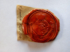 Historisches Antikes DIENSTSIEGEL Großbritannien Original Abguss