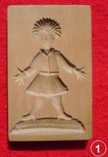 GROSSE RARITÄT ! Original fränkische Springerle-Form, Struwwelpeter, Holz-Model