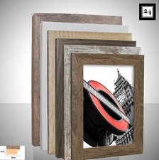 Bilderrahmen Fotorahmen Poster Rahmen 6 Holz-Farben Modern 40 Größen London