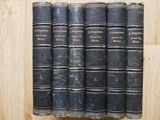 Arthur Schopenhauer Sämmtliche Werke in 6 Bänden 2. Auflage 1888