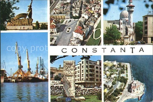 Constanta hafen panorama - constanta,