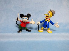 Disney Magnum Micky Maus + Gustav Gans  Figuren Heimo original 60/70er Jahre