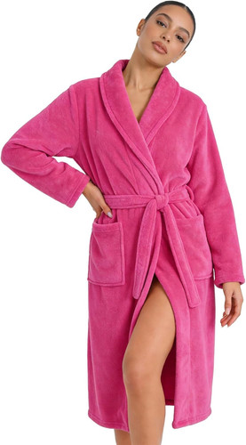 Fleece bademantel damen - fleece,